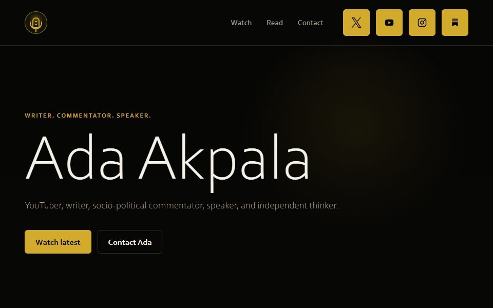 Ada Akpala homepage